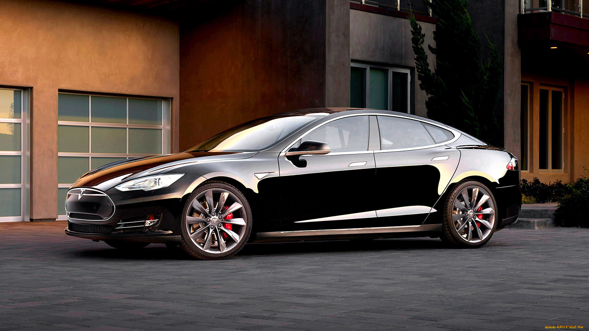 , tesla, car